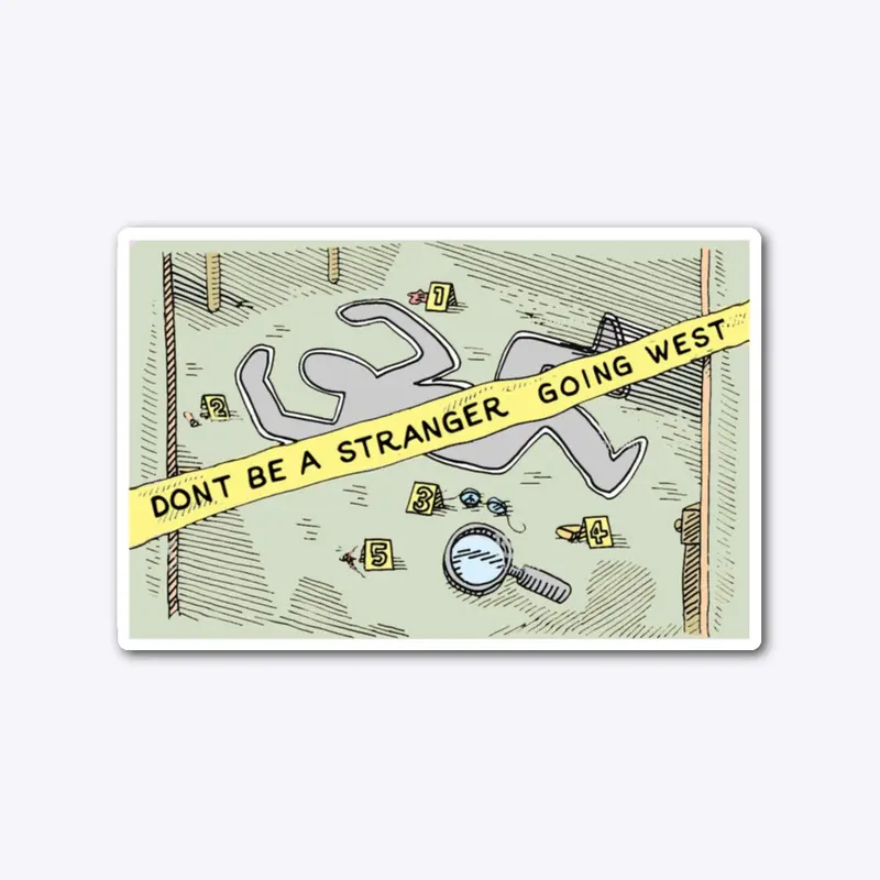 Crime Scene Sticker